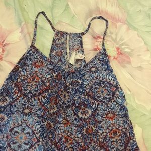 Mossimo printed flowy tank top